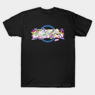 OSEN' (autumn) - mini collection of neon graffiti "seasons" T-Shirt